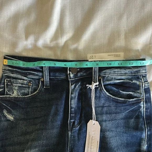 Petra153 NWT 7/27 Dark Blue Denim Jeans - Picture 14 of 16